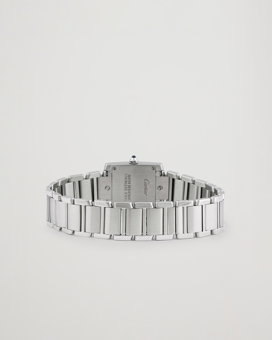 Cartier Pre Owned Tank Francaise Silver at CareOfCarl