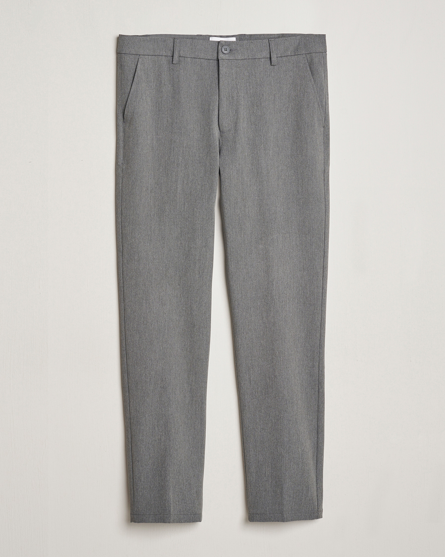 Les Deux Como Reg Suit Pants Grey Melange at CareOfCarl.com