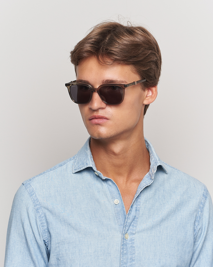 Men | Gucci | Gucci | GG1493 Sunglasses Transparent
