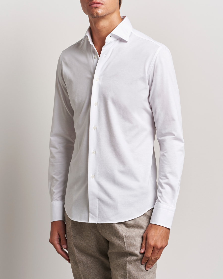 Men |  | Grigio | Cotton Jersey Shirt White