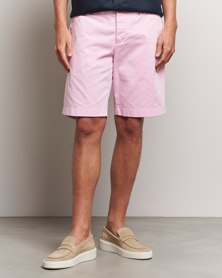 Men |  | J.Lindeberg | Nathan Cloud Satin Shorts Pink Lavender