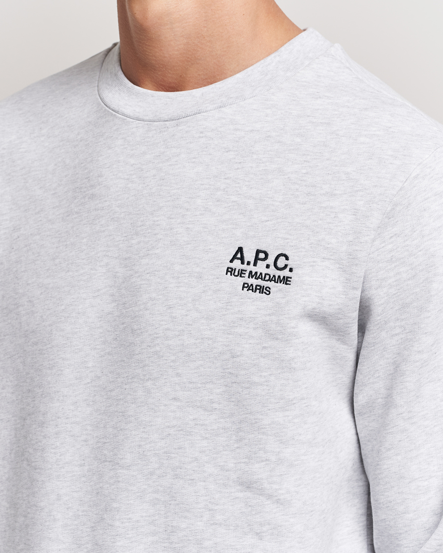 APC Rue Madame Paris Mens Crewneck Pullover Long Sleeve Shirt hot S Small