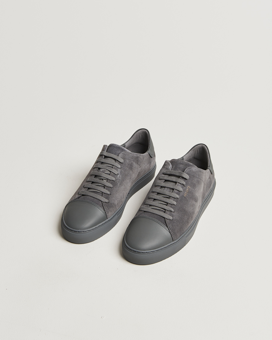 Men |  | Axel Arigato | Clean 90 Suede Cap Sneaker Dark Grey
