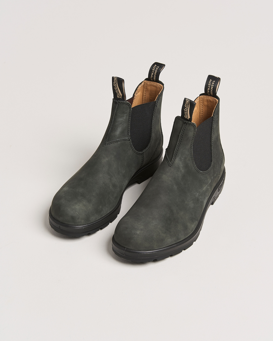 Men | Winter shoes | Blundstone | 587 Classic Leather Chelsea Boot Rustic Black