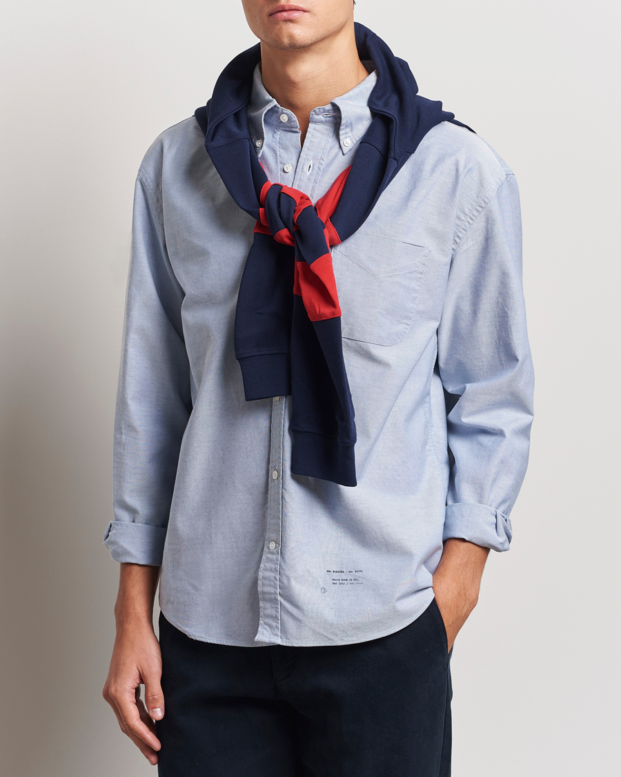 Men | GANT | GANT 240 Mulberry Street | Regular Fit US Oxford Shirt Blue Water