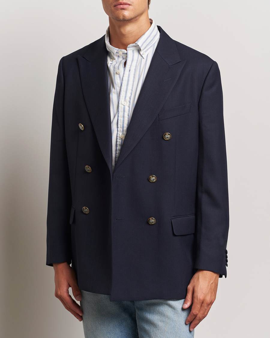 Men | Wool Blazers | GANT 240 Mulberry Street | Relaxed Club Blazer Marine