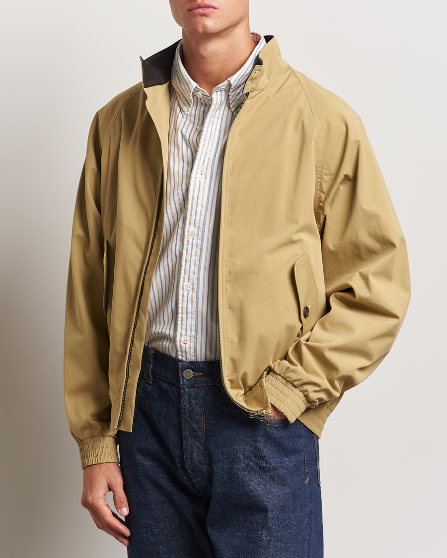 Men |  | GANT | Cotton Harrington Jacket Dried Khaki