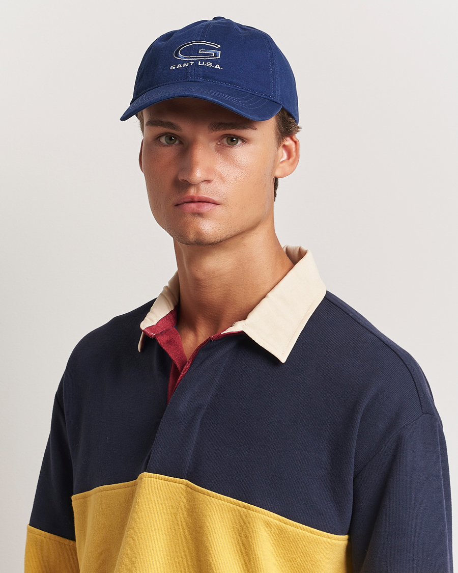 Men | Accessories | GANT | Cap Deep Blue