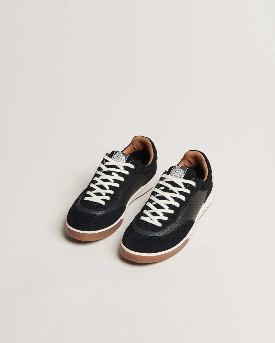 Men | Suede shoes | Last Resort | CM001 Perf Leather/Suede Sneaker Black