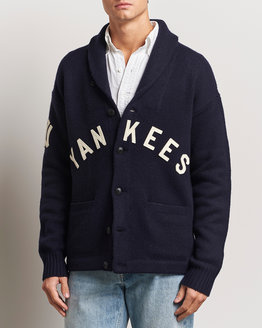 Men |  | Polo Ralph Lauren | MLB Yankees Cardigan Aviator Navy Combo