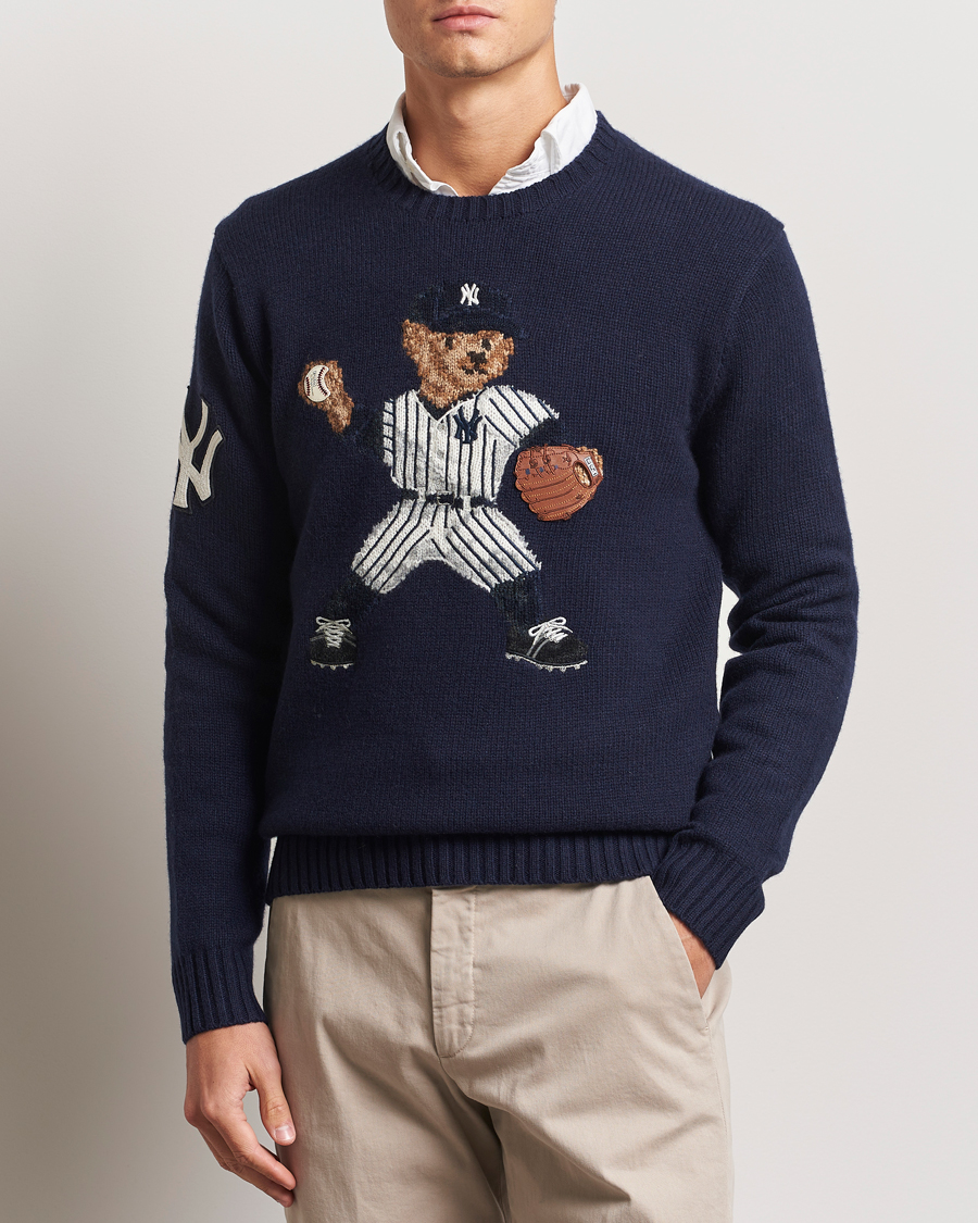 Men |  | Polo Ralph Lauren | MLB Sweater Bear Navy Combo