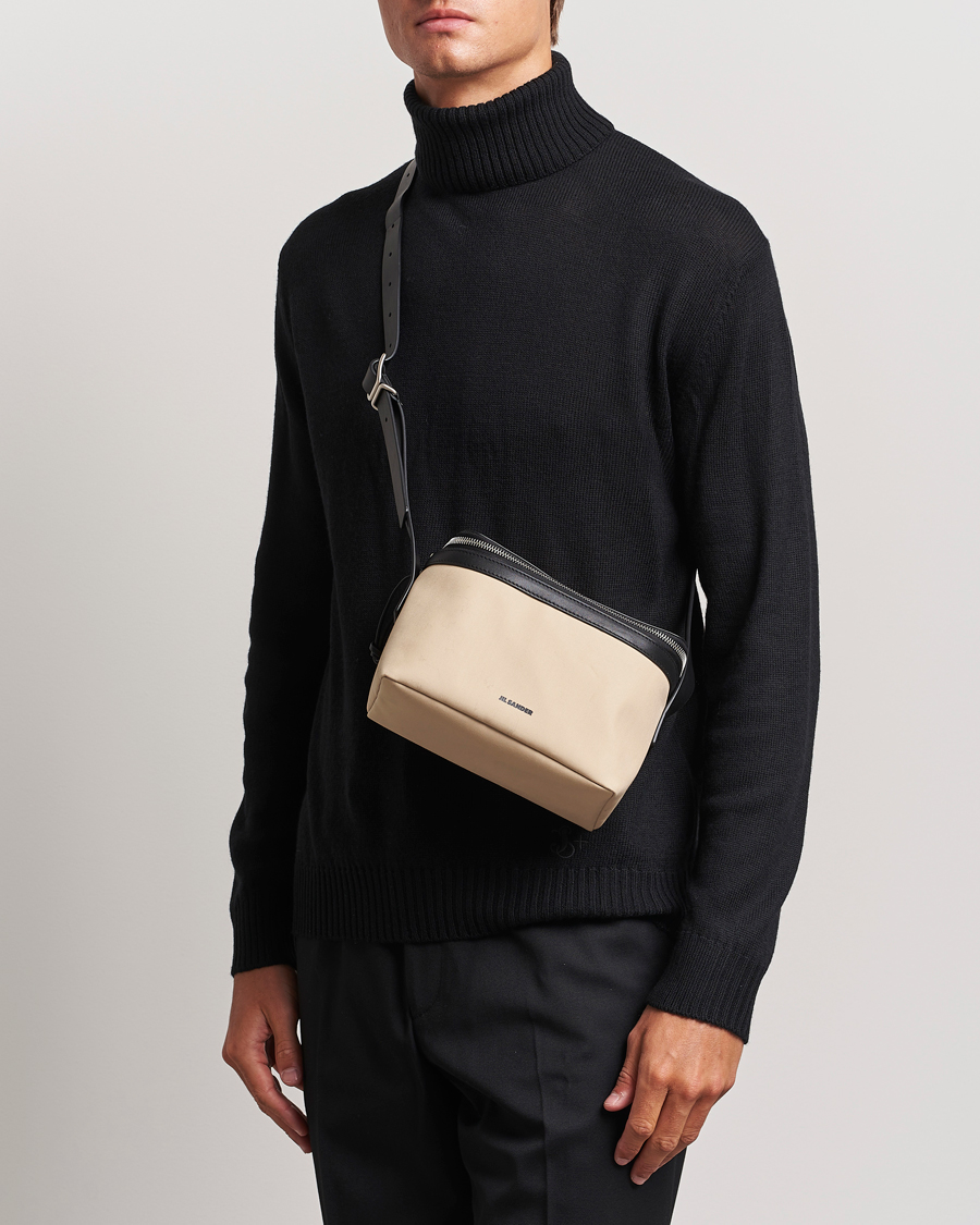 Men |  | Jil Sander | Virgil Wool Roll Neck Sweater Black