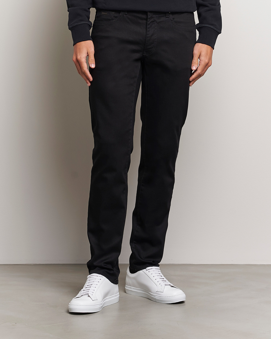 Men | Black jeans | Brax | Cadiz Premium Flex Denim Perma Black