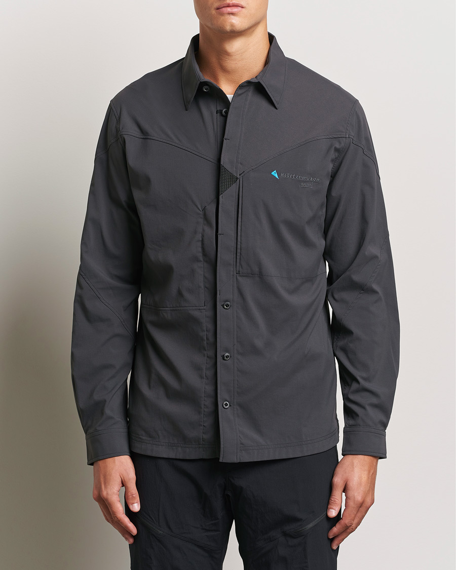 Men | Shirts | Klättermusen | Garm Technical Outdoor Shirt Raven