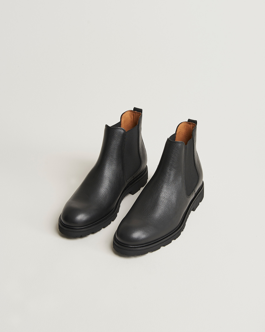 Men | Winter shoes | UBR | Thunder Chelsea Leather Boot Black