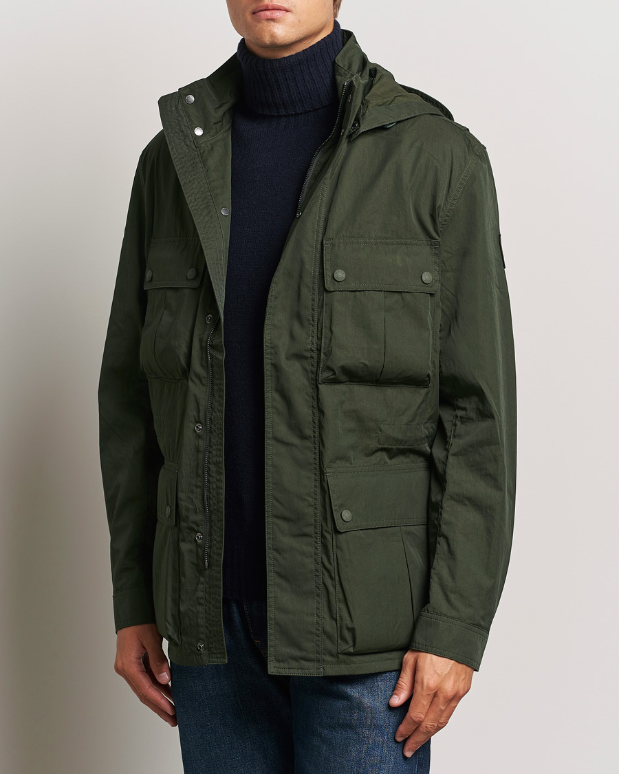 Men |  | Belstaff | Drome Field Jacket Tile Green