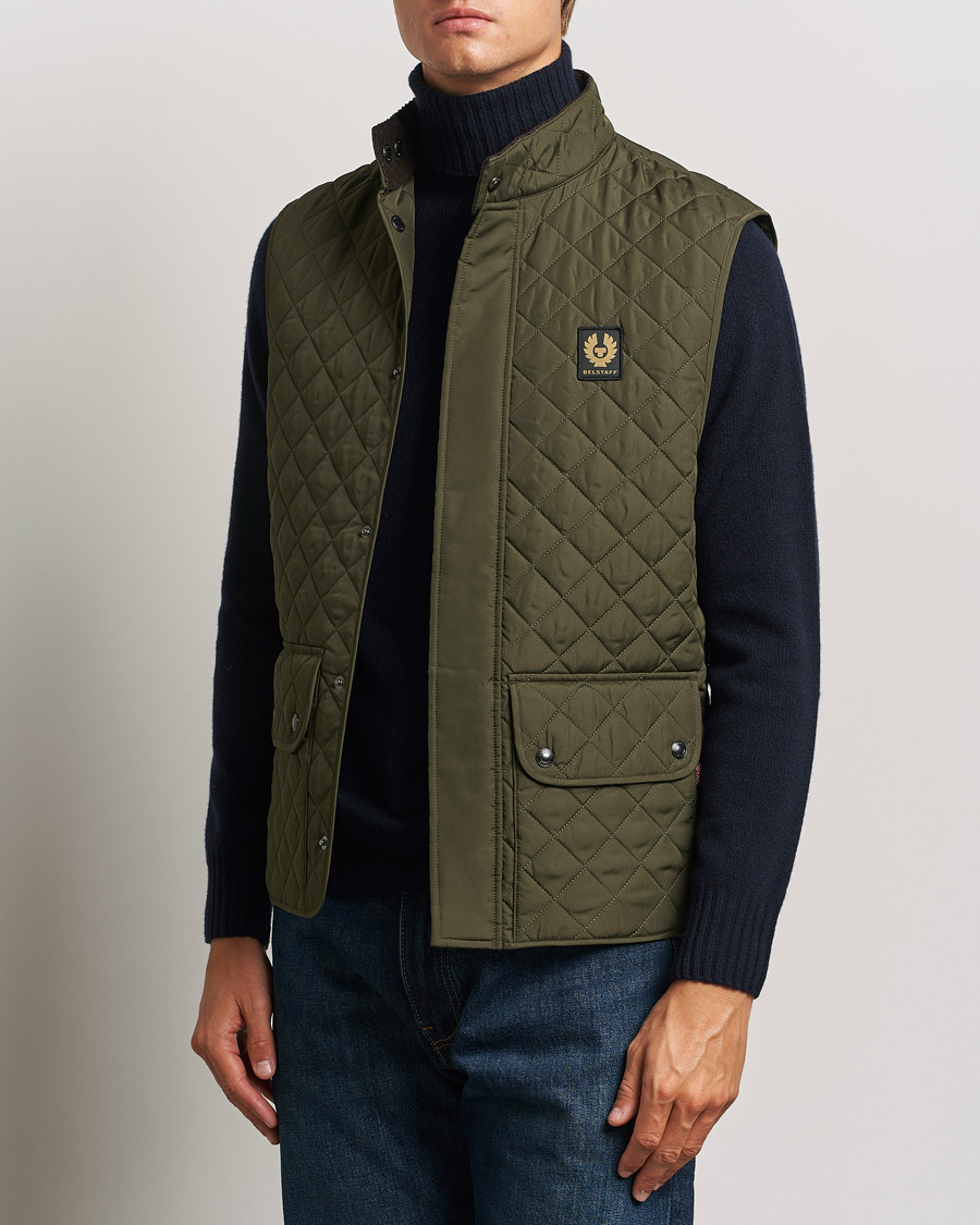 Men |  | Belstaff | Icon Gilet Faded Olive