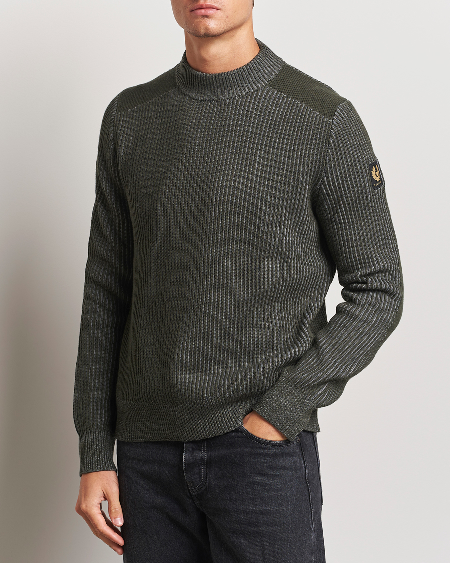 Outlet Belstaff 'Kia' Fringe Trim Wool Sweater