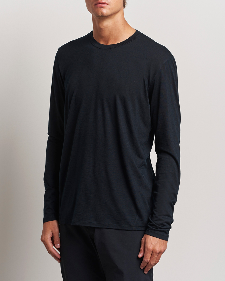 Men |  | Arc\'teryx Veilance | Frame Long Sleeve T-shirt Black