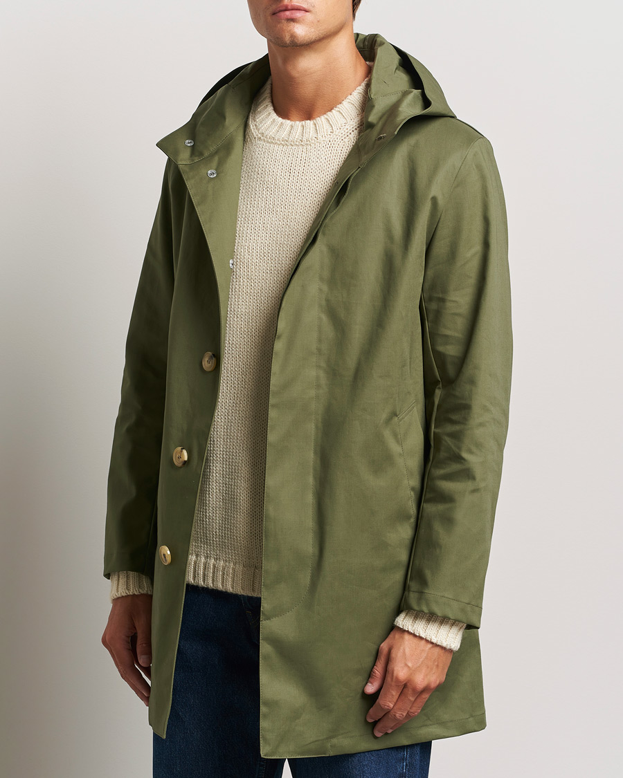 Men | Clothing | Mackintosh | Chryston Short Coat Four Leaf Clover