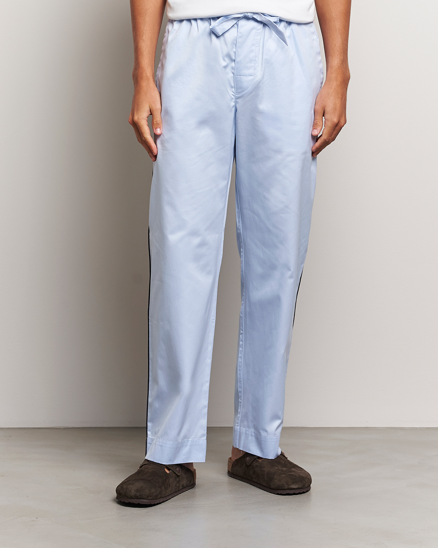 Men |  | Tekla | Sateen Pyjama Pants Bellhop Blue