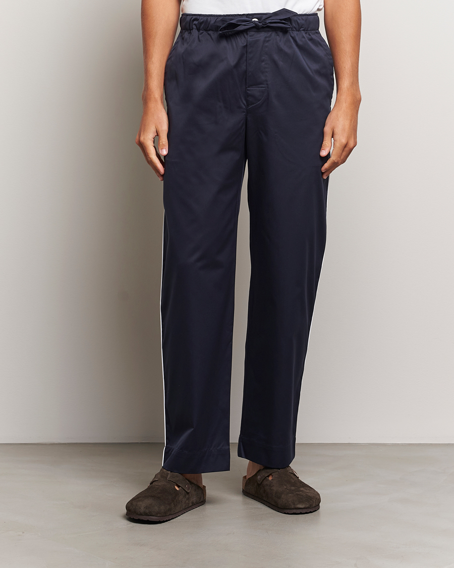 Men |  | Tekla | Sateen Pyjama Pants Chelsea Navy