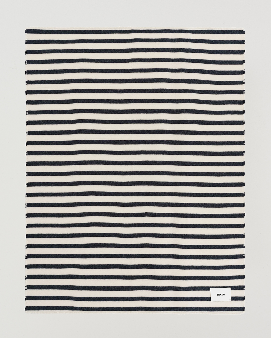 Men |  | Tekla | Lambswool Blanket Magpie Stripes