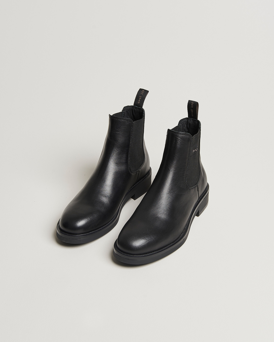 Men |  | GANT | Prepdale Leather Chelsea Boot Black