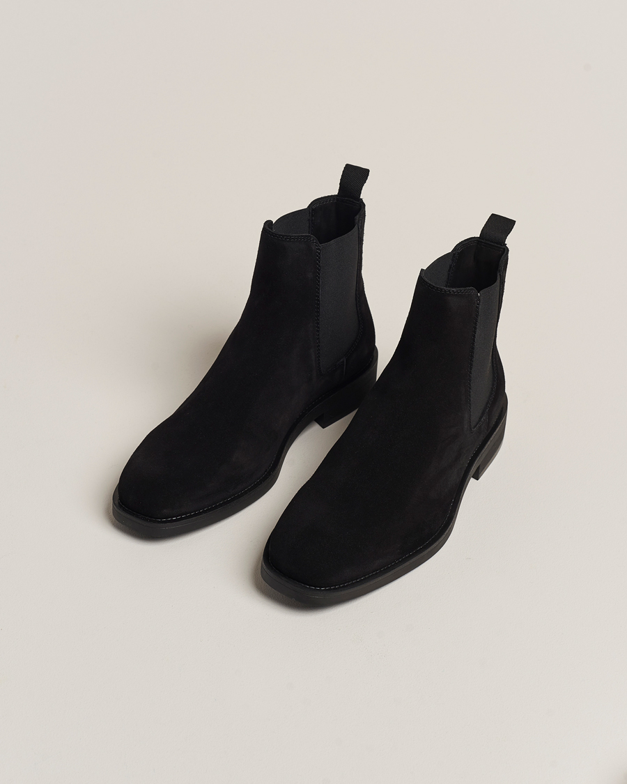 Men |  | GANT | Rizmood Suede Chelsea Boot Black