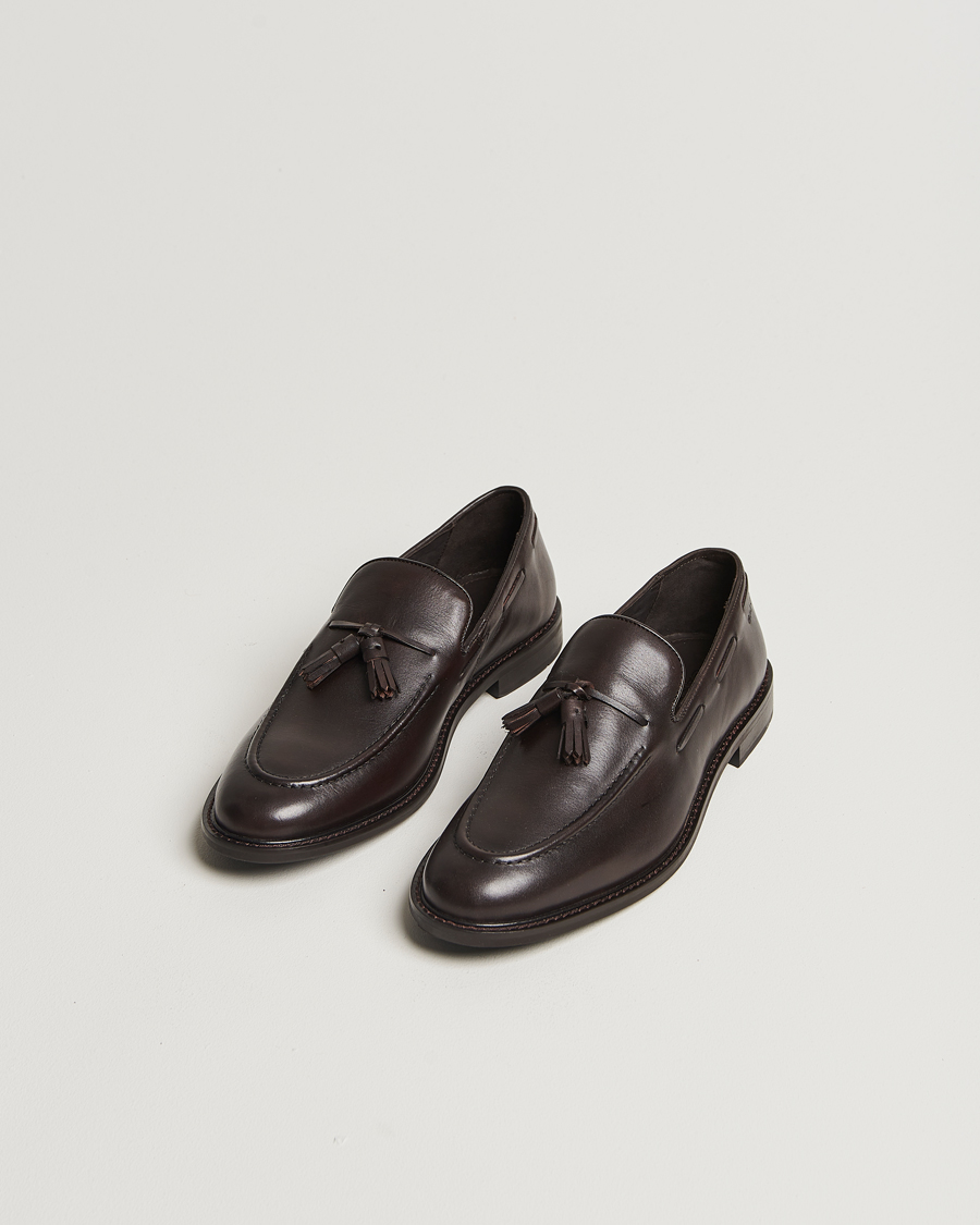 Men |  | GANT | Lozham Leather Tassle Loafer Dark Brown