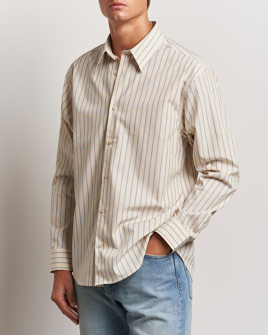 Men |  | NN07 | Quinsy Striped Shirt Khaki