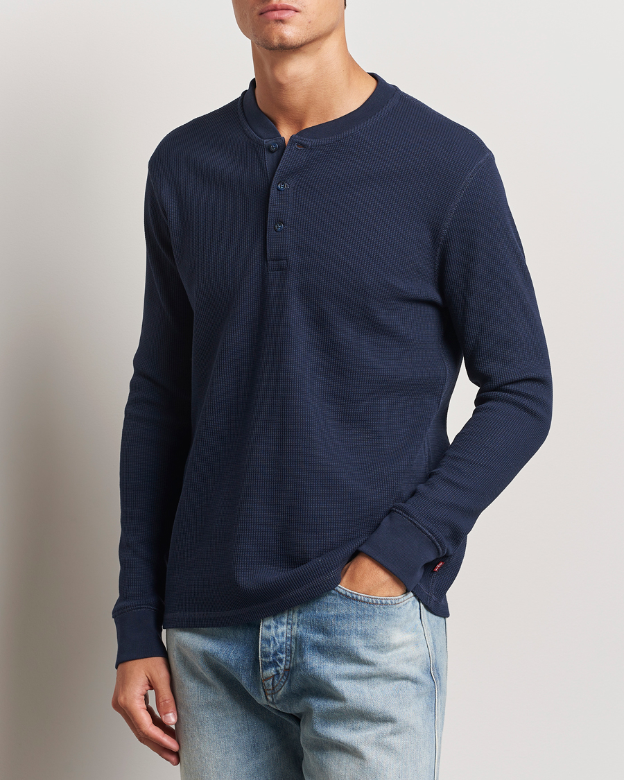 Men |  | Levi\'s | Thermal Henley Navy Blazer