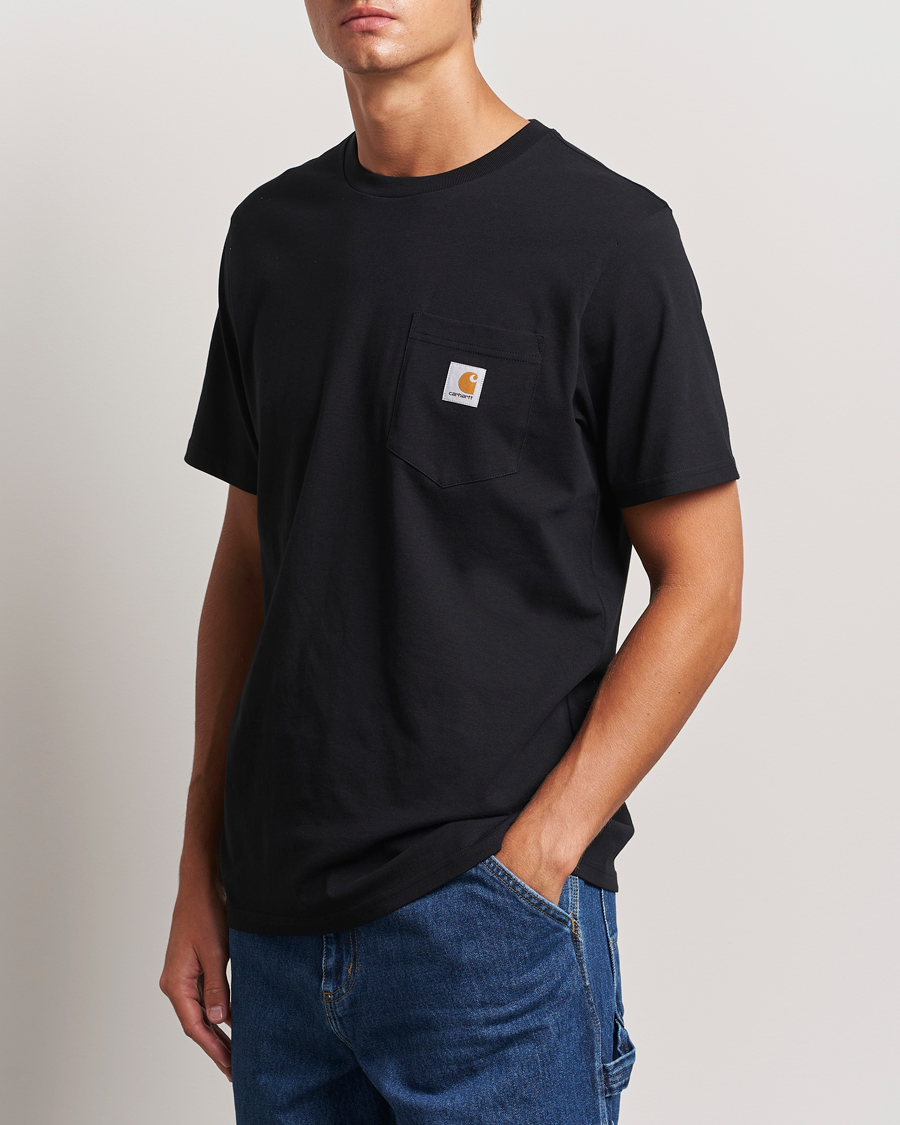 Men |  | Carhartt WIP | Pocket Cotton T-Shirt Black