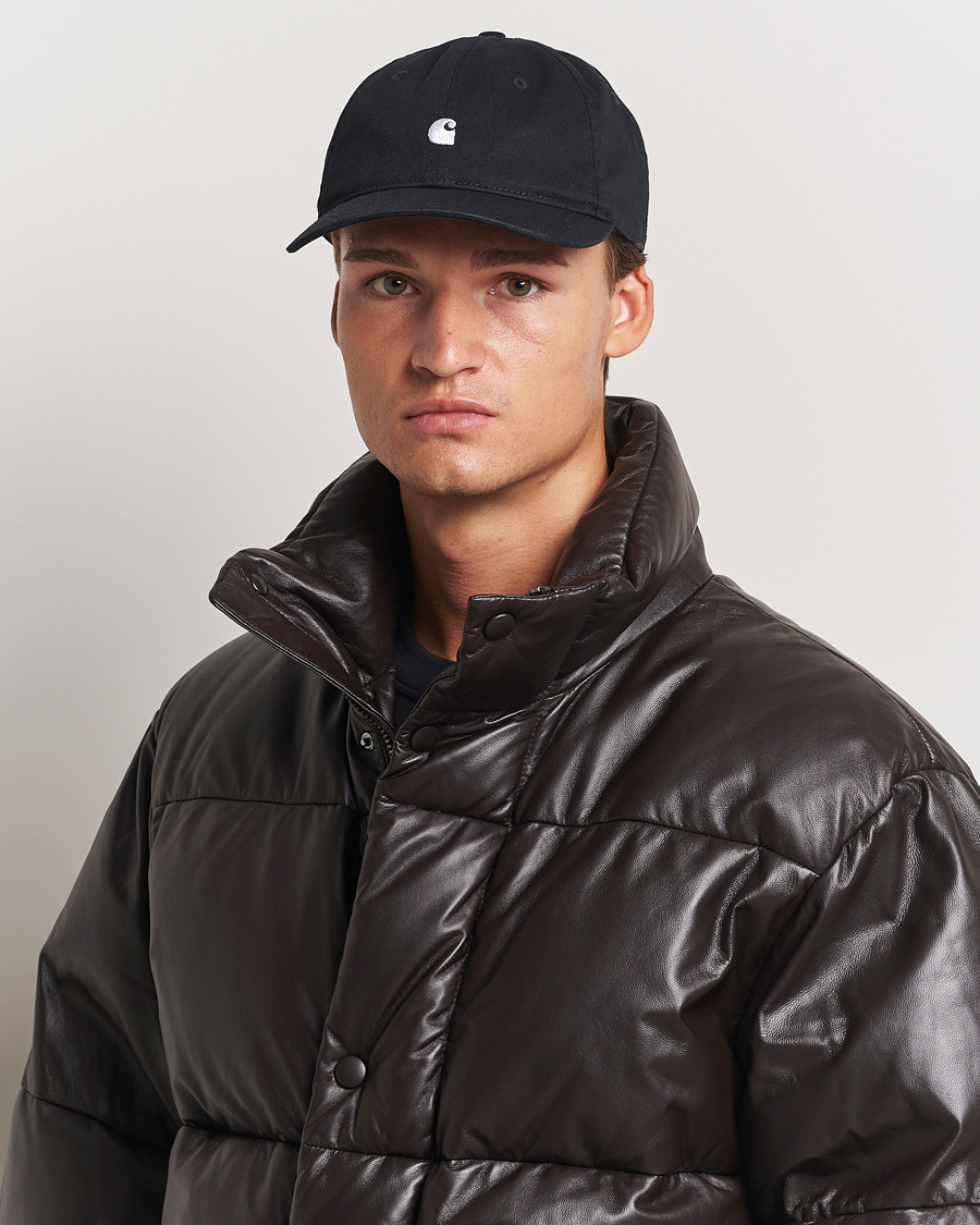 Men | Accessories | Carhartt WIP | Madison Logo Cap Black