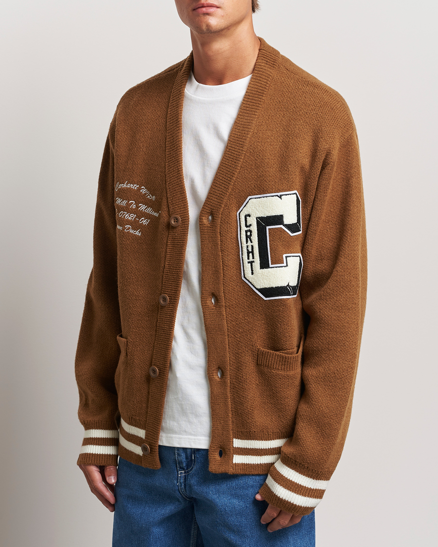 Men |  | Carhartt WIP | Brown Ducks Cardigan Hamilton Brown