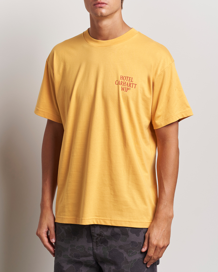 Men | T-Shirts | Carhartt WIP | Hotel Keys Organic Cotton T-Shirt Winter Spice