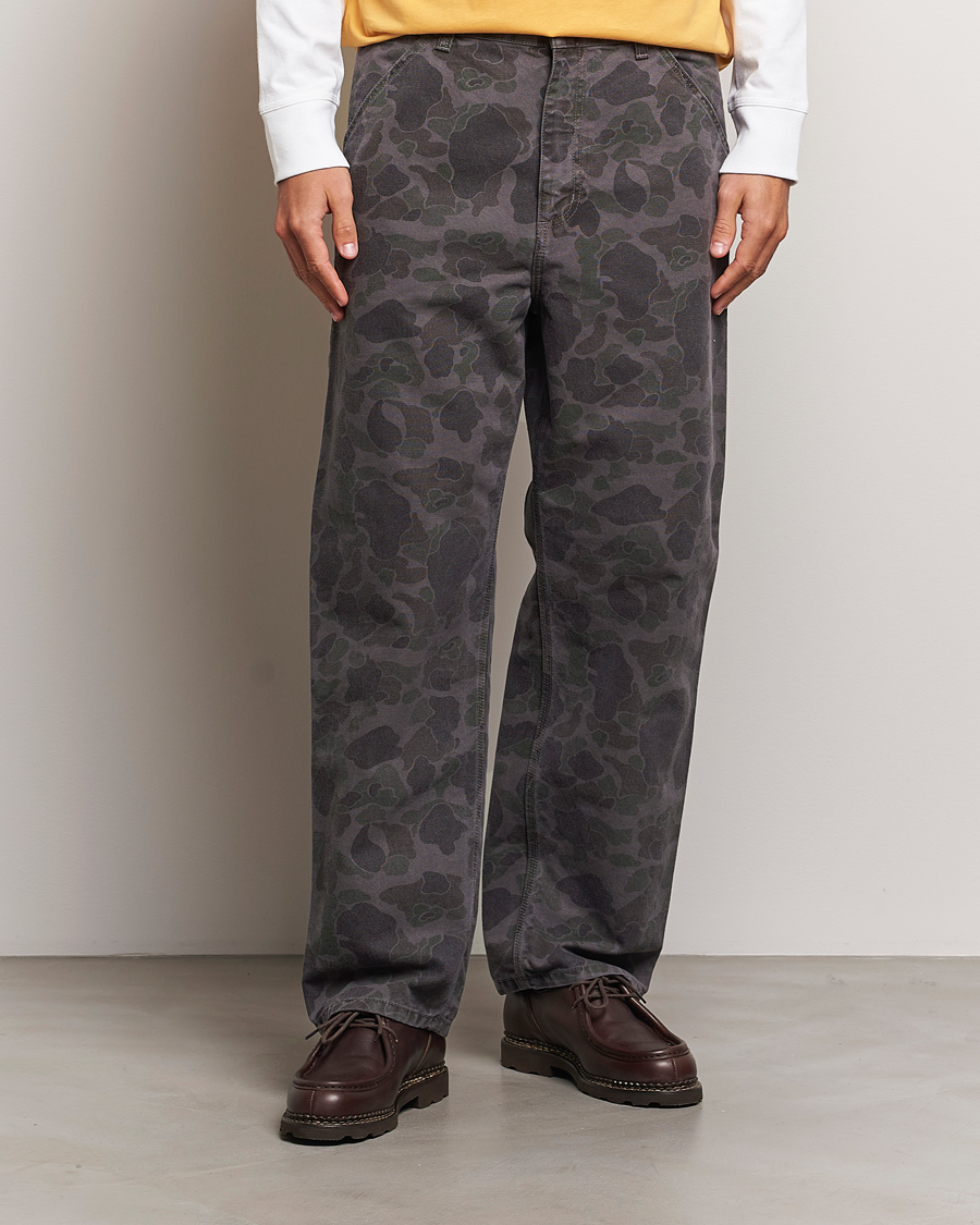 Men | Formal Trousers | Carhartt WIP | Duck Single Knee Pants Camo Duck