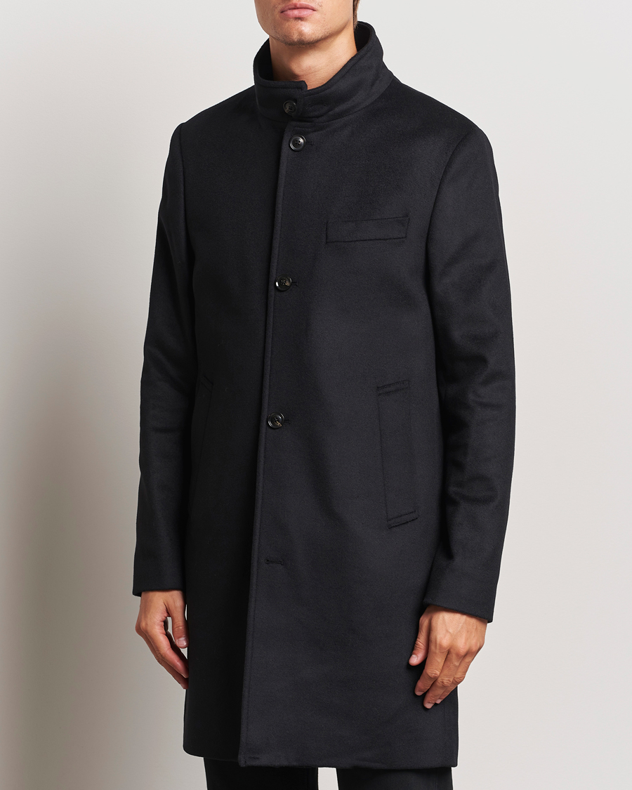 Men |  | J.Lindeberg | Jesse Melton Cashmere Coat Black