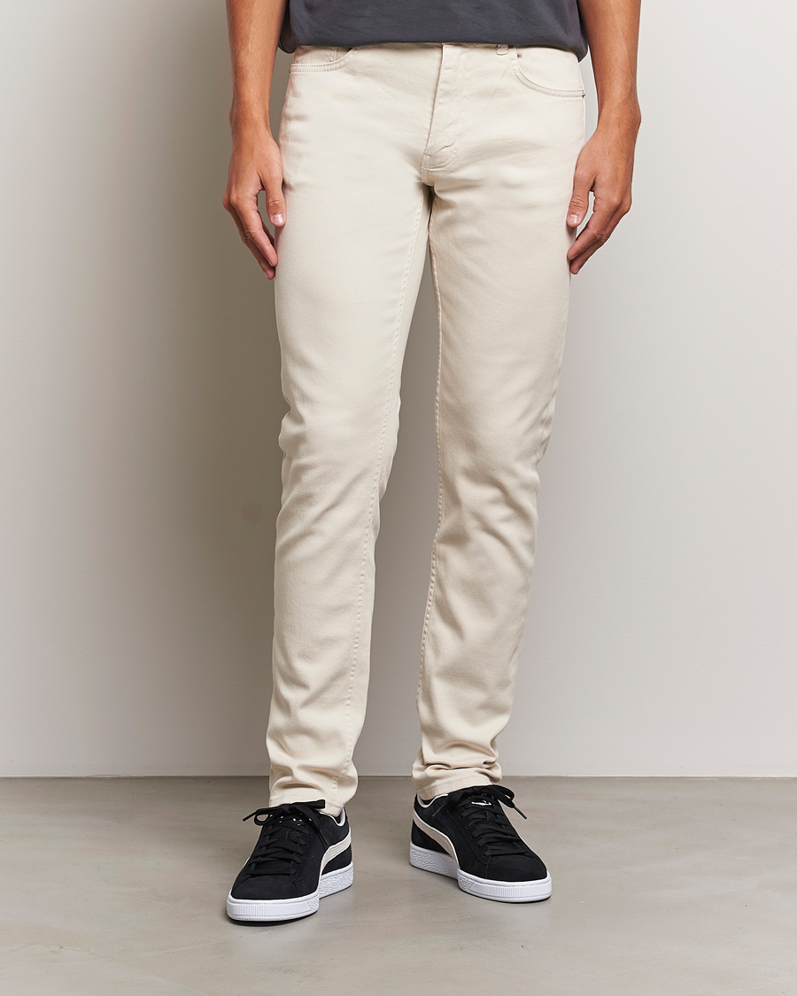 Men |  | J.Lindeberg | Jay Solid Twill Stretch Jeans Moonbeam