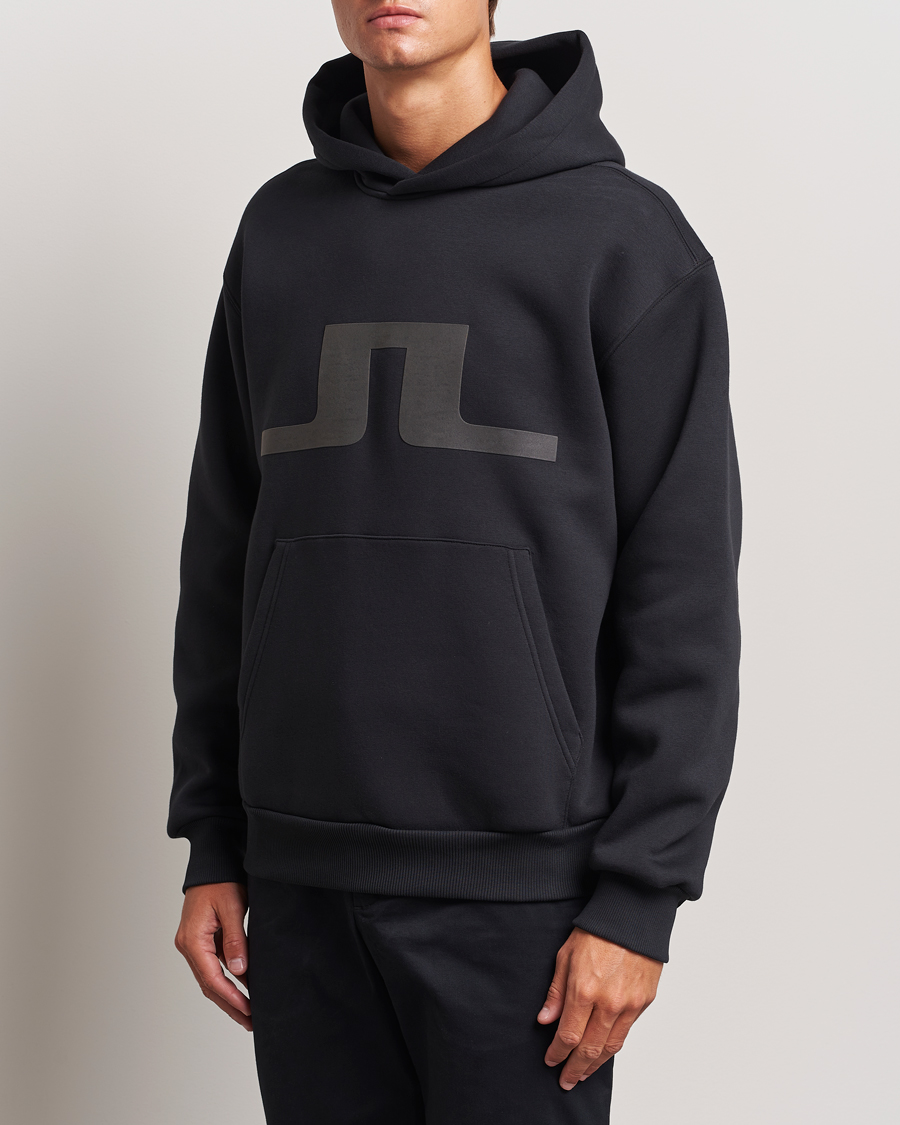 Men |  | J.Lindeberg | Karson Graphic Hoodie Black