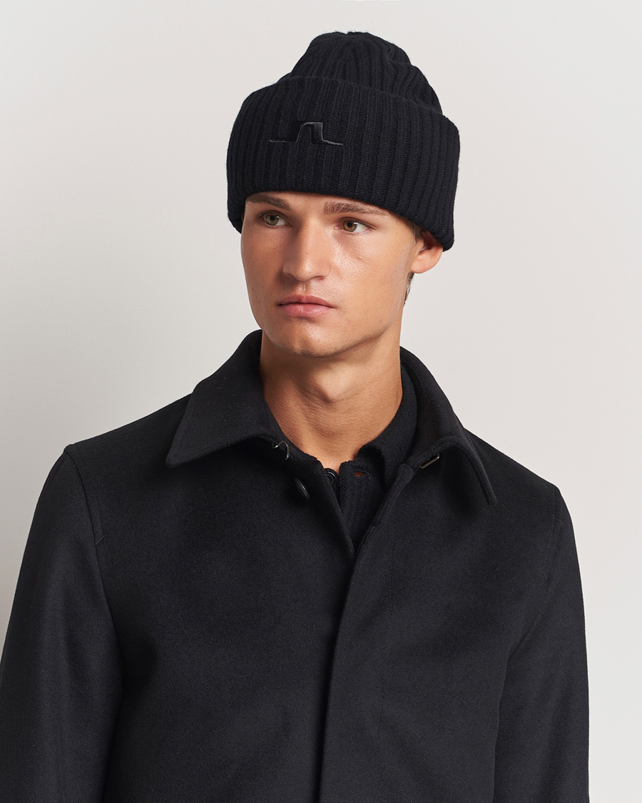 Men |  | J.Lindeberg | Jive Wool Beanie Black