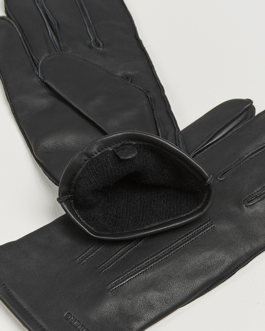 Men |  | J.Lindeberg | Milo Leather Glove Black