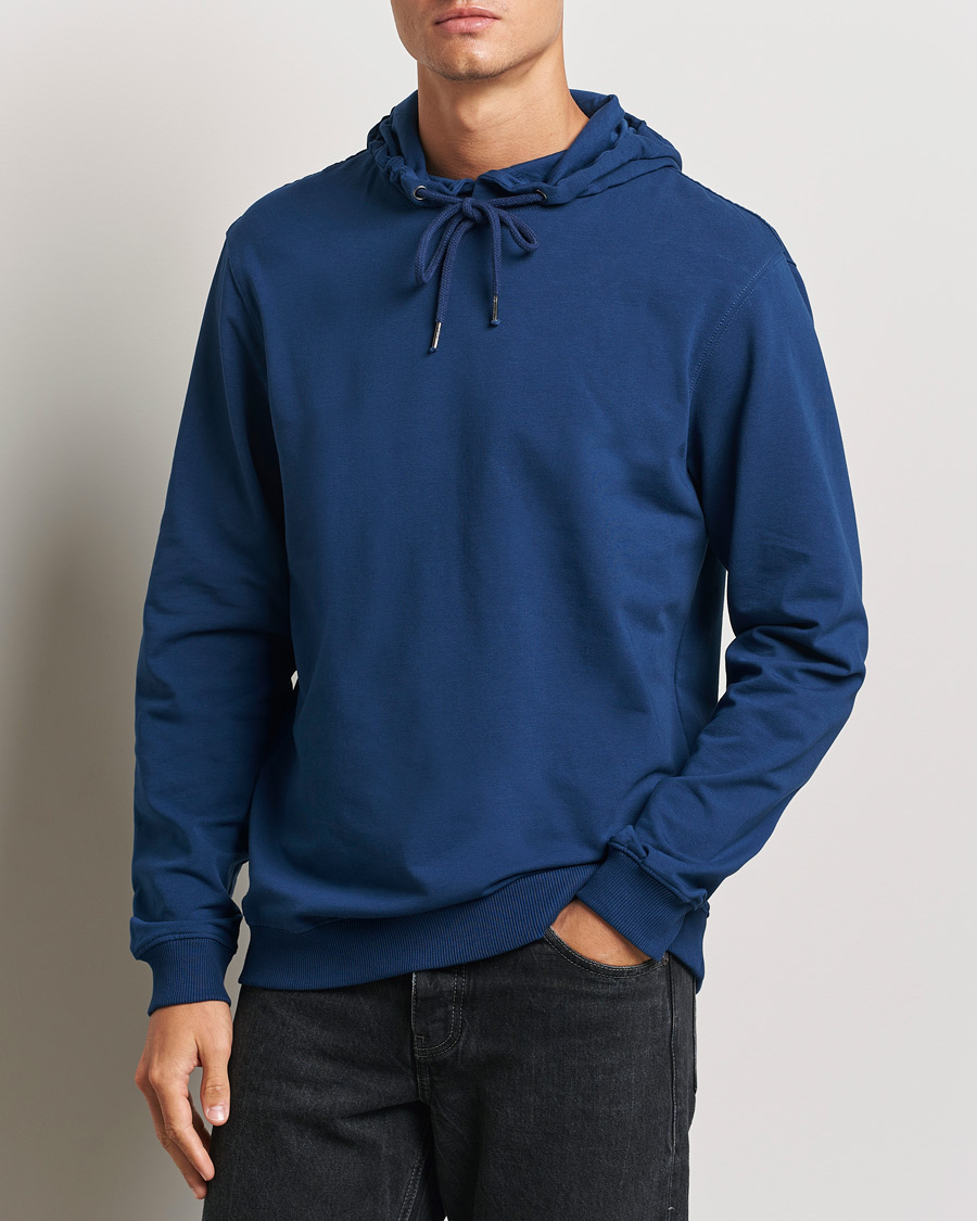 Men |  | Bread & Boxers | Loungewear Hoodie Ink Blue