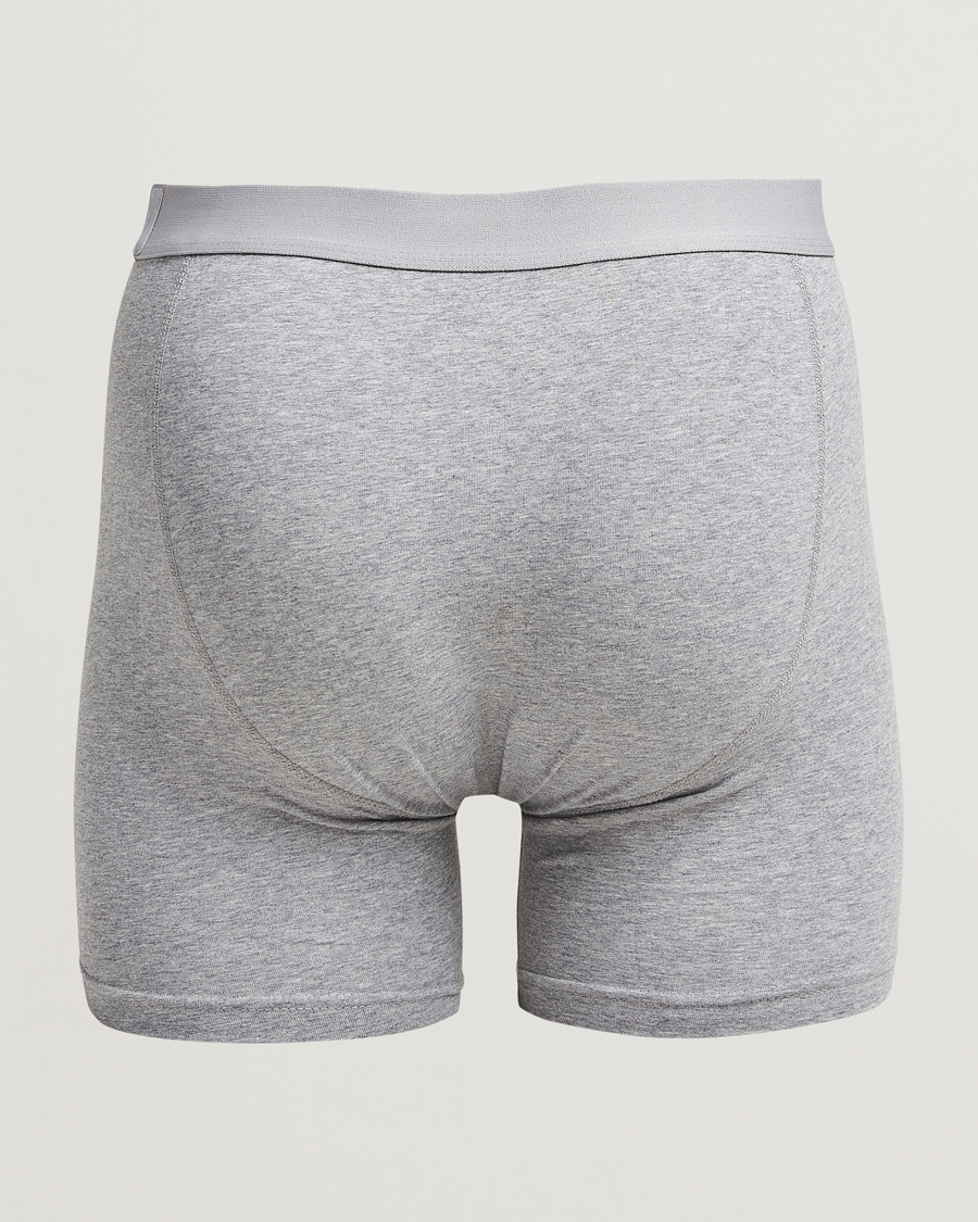 Men |  | Bread & Boxers | 3-Pack Long Boxer Brief Grey Melange