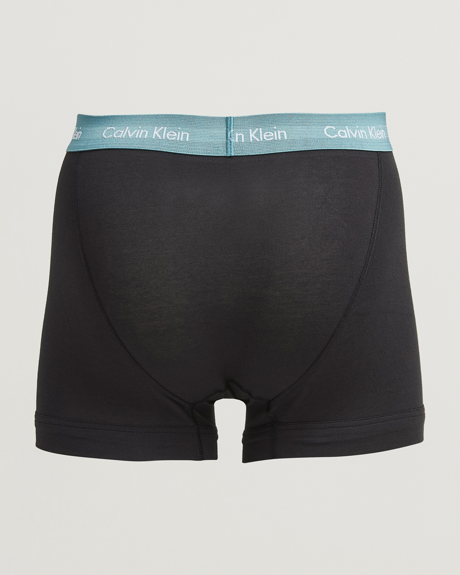 Men |  | Calvin Klein | Cotton Stretch 3-Pack Trunk Black