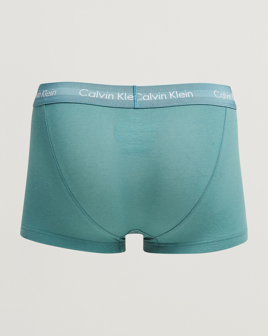 Men |  | Calvin Klein | Cotton Stretch 3-Pack Low Rise Trunk Black/Grey/Green