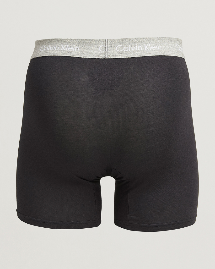 Men |  | Calvin Klein | Cotton Stretch 3-Pack Boxer Brief Black