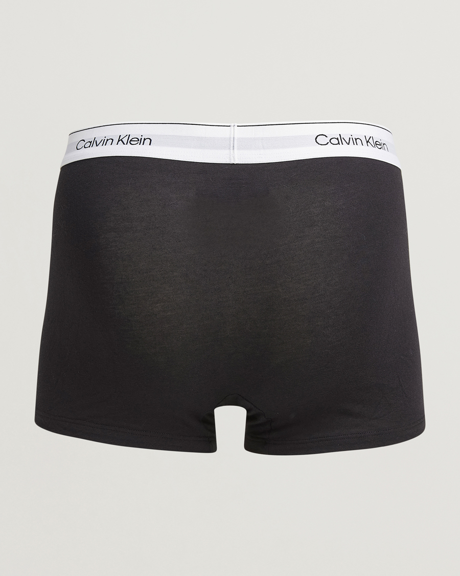 Men |  | Calvin Klein | Icon Cotton Stretch 3-Pack Trunk Black