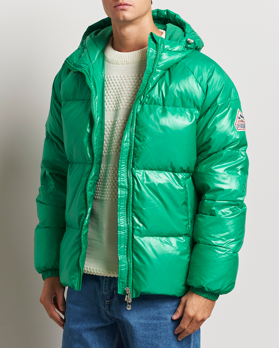 Men |  | Pyrenex | Sten Hooded Puffer Jacket Frog