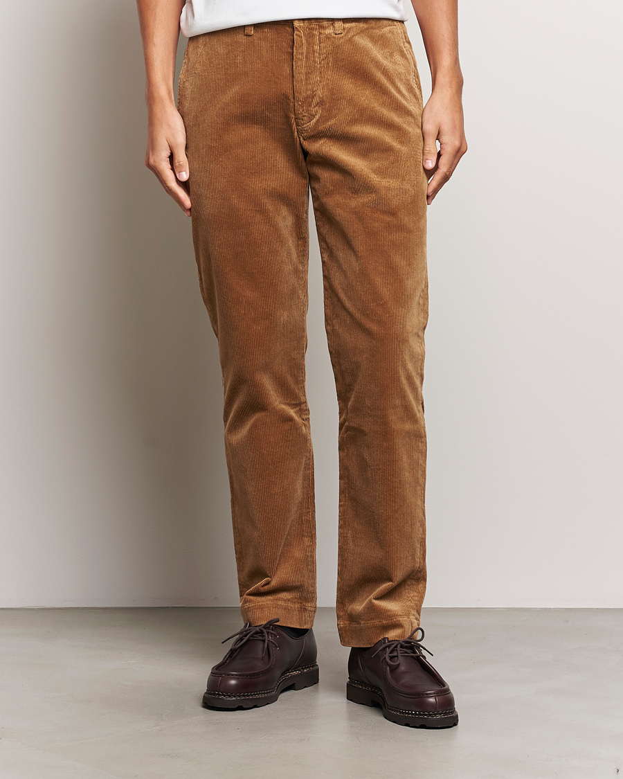 Men | Trousers | Polo Ralph Lauren | Bedford Corduroy 5-Pocket Pants Golden Brown